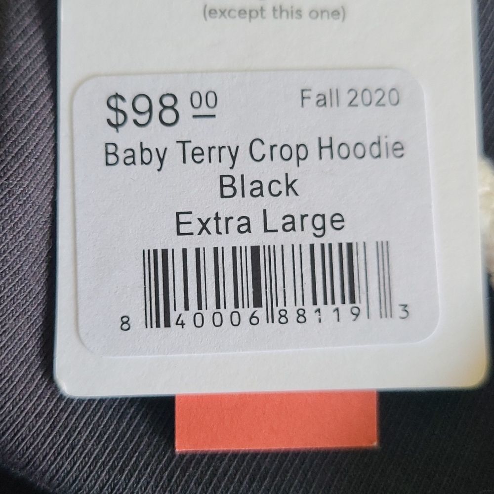 Marine Layer Baby Terry Crop Hoodie - Picture 3 of 5